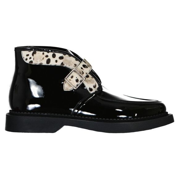 Saint Laurent Leather And Fur Boots - Picture 1 of 3